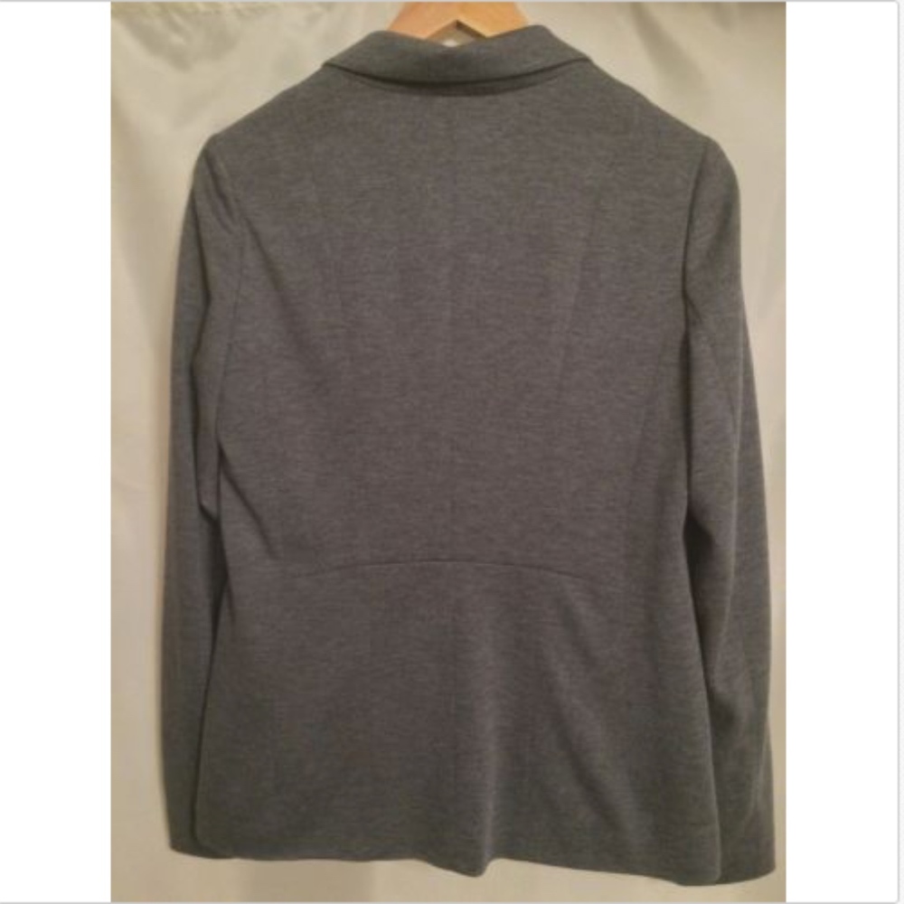 HALOGEN Heather Gray One Button Casual Blazer Jacket - Picture 2 of 5